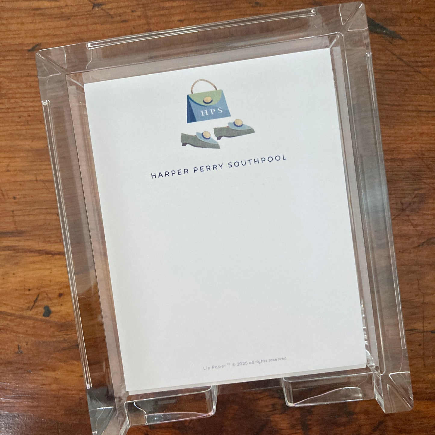 Acrylic Tray + Mini-Notes 3